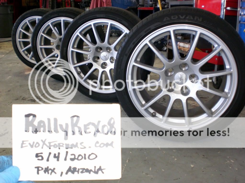 FS (4) Enkei Evo X GSR Wheels 18x8.5+38 Mitsubishi Lancer Evolution